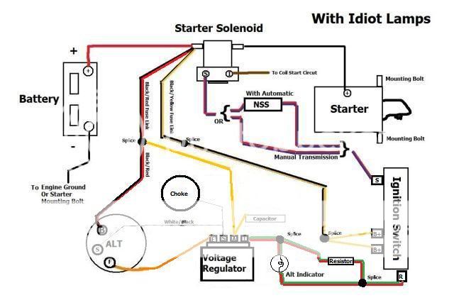 Good alternator, battery, volt. reg - what's wrong? - Page ... ford expedition terminal i off alternator wire diagram of 