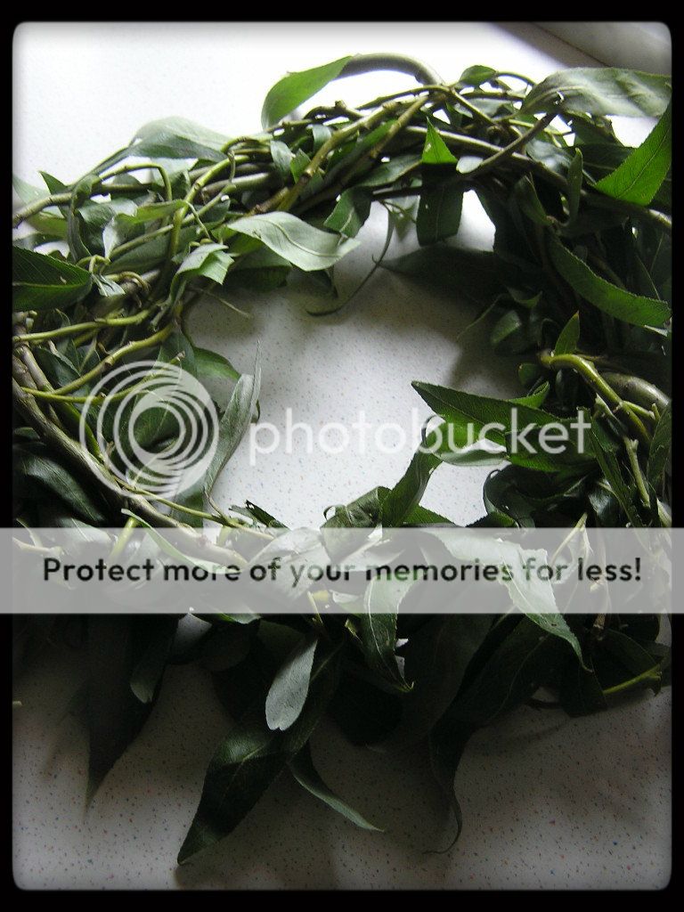 DIY Willow wreath A story on wings