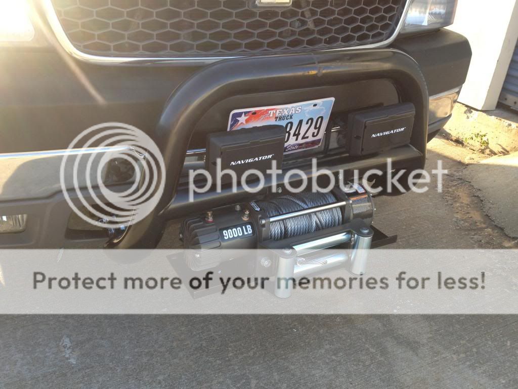 Bull bar and winch installed Chevy and GMC Duramax Diesel Forum