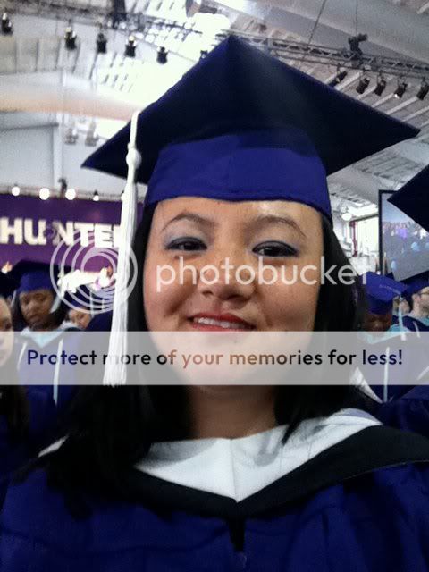 Jing Wang's graduation from Hunter College