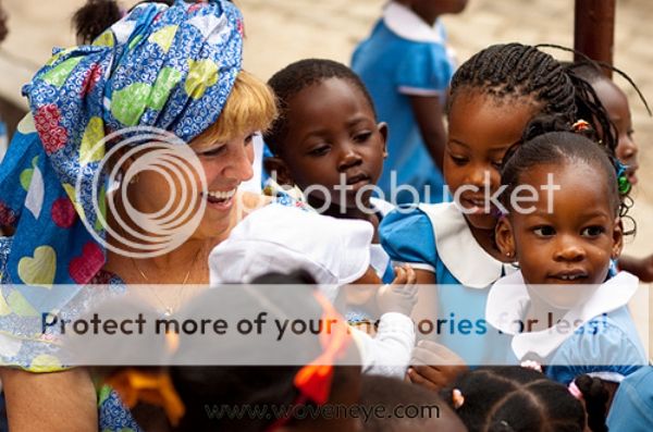 Debi Frock of Ghanaian Mothers Hope Debi Frock of Ghanain Mothers Hope in Ghana