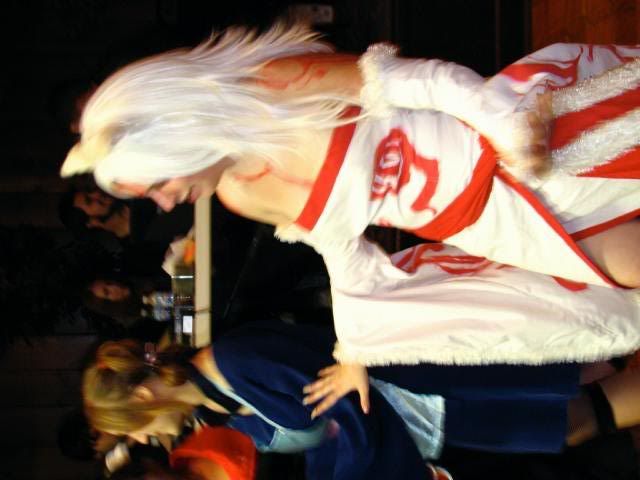 Dancing wolf